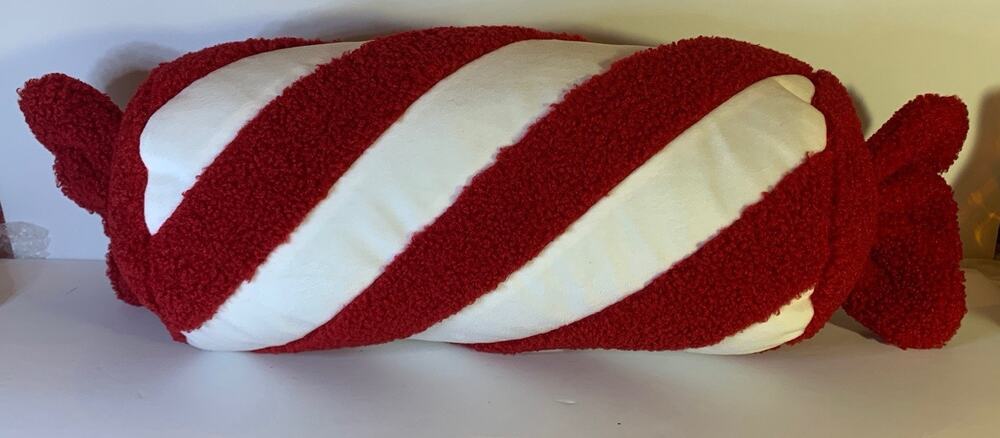 Christmas Peppermint Twist Candy Pillow